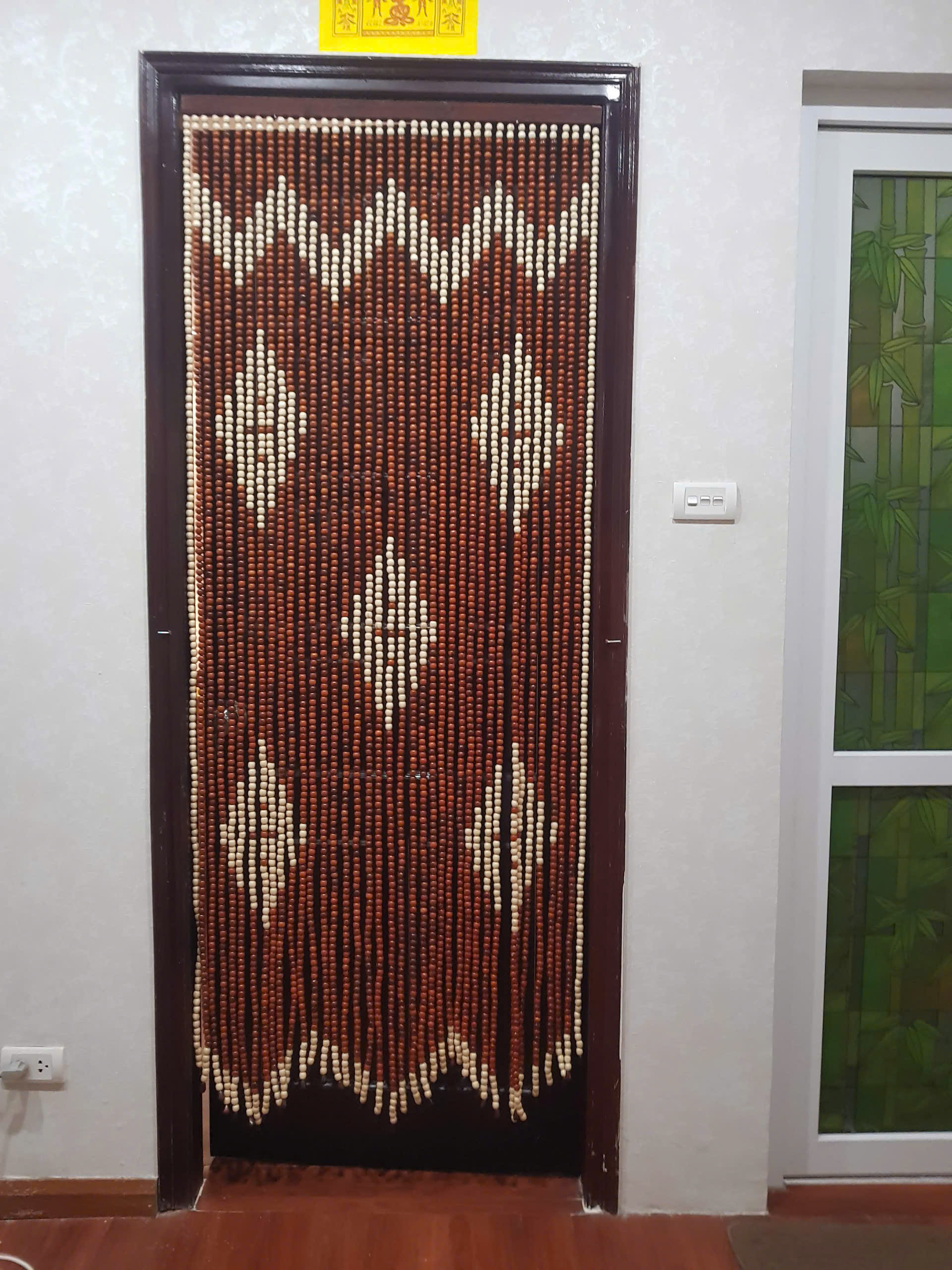 Mẫu mành ống trúc phong thủy nghệ thuật 04