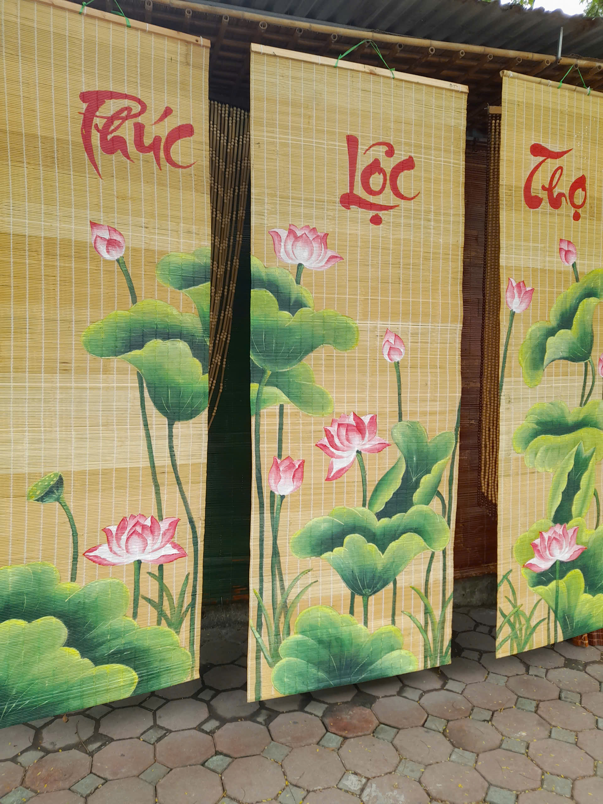 Mành decor Tết 08