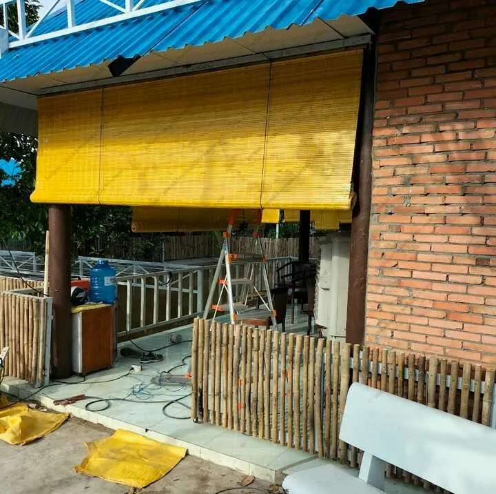Mành Tre - Lựa Chọn Tuyệt Vời để Che Nắng Cho Quán Nhậu